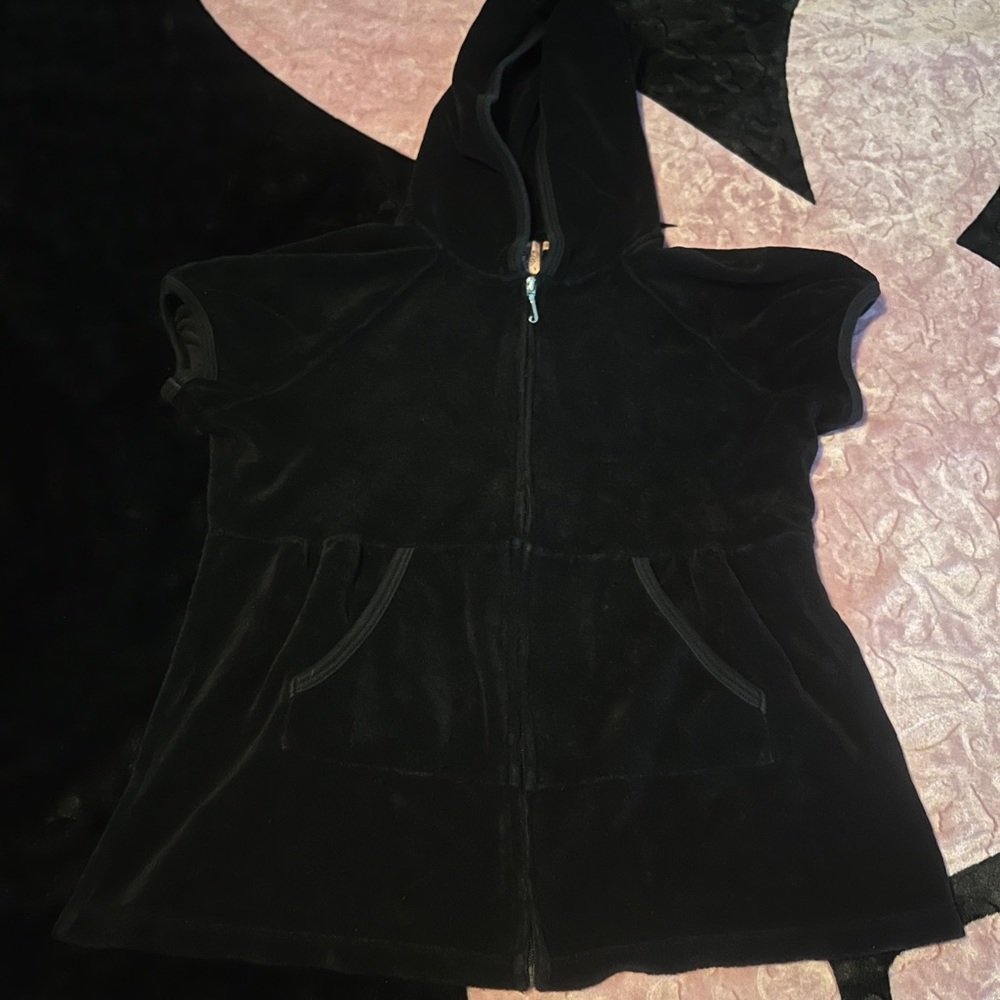 Black Juicy Short Sleeve Jacket